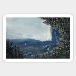 Carpathians Panorama Sticker